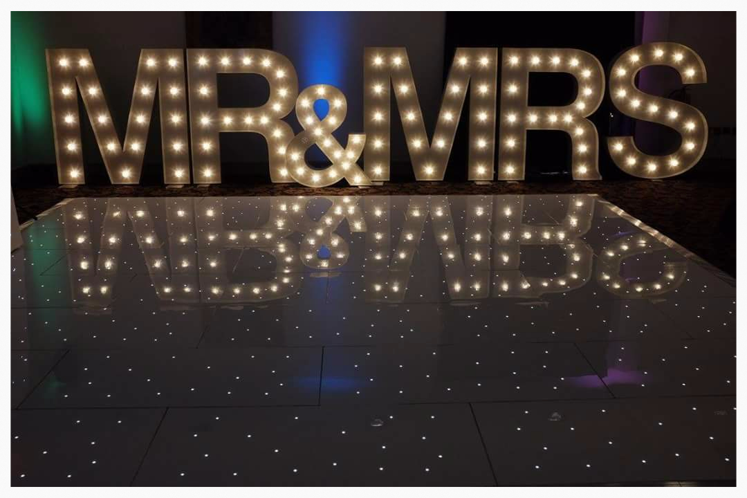 MR & MRS letters North East 
